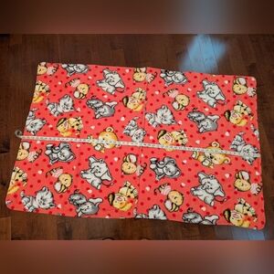 Handmade fleece baby blanket